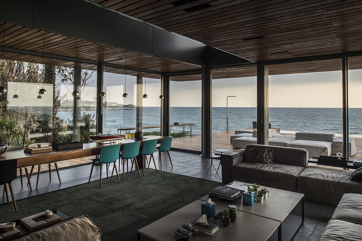 Amchit Residence by BLANKPAGE Architects in Lebanon.