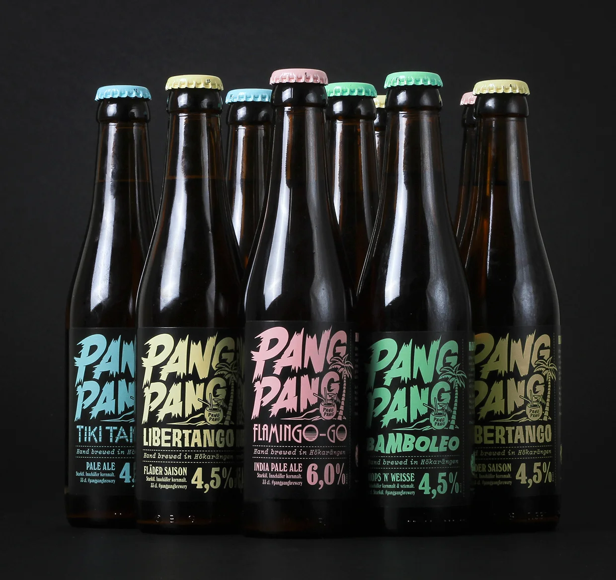 PangPang Brewery in Stockholm packaging design by Snask 