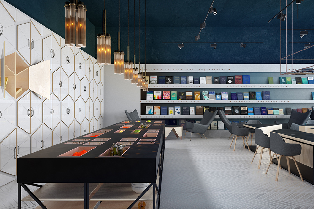 Science Cafe & Library by Anna Wigandt