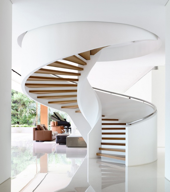  modern spaces with amazing stairs 