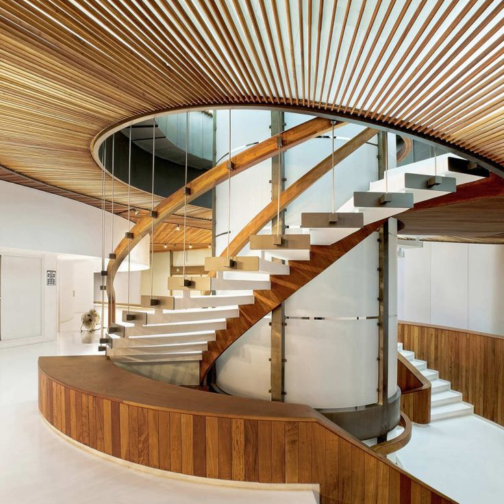  modern spaces with amazing stairs 