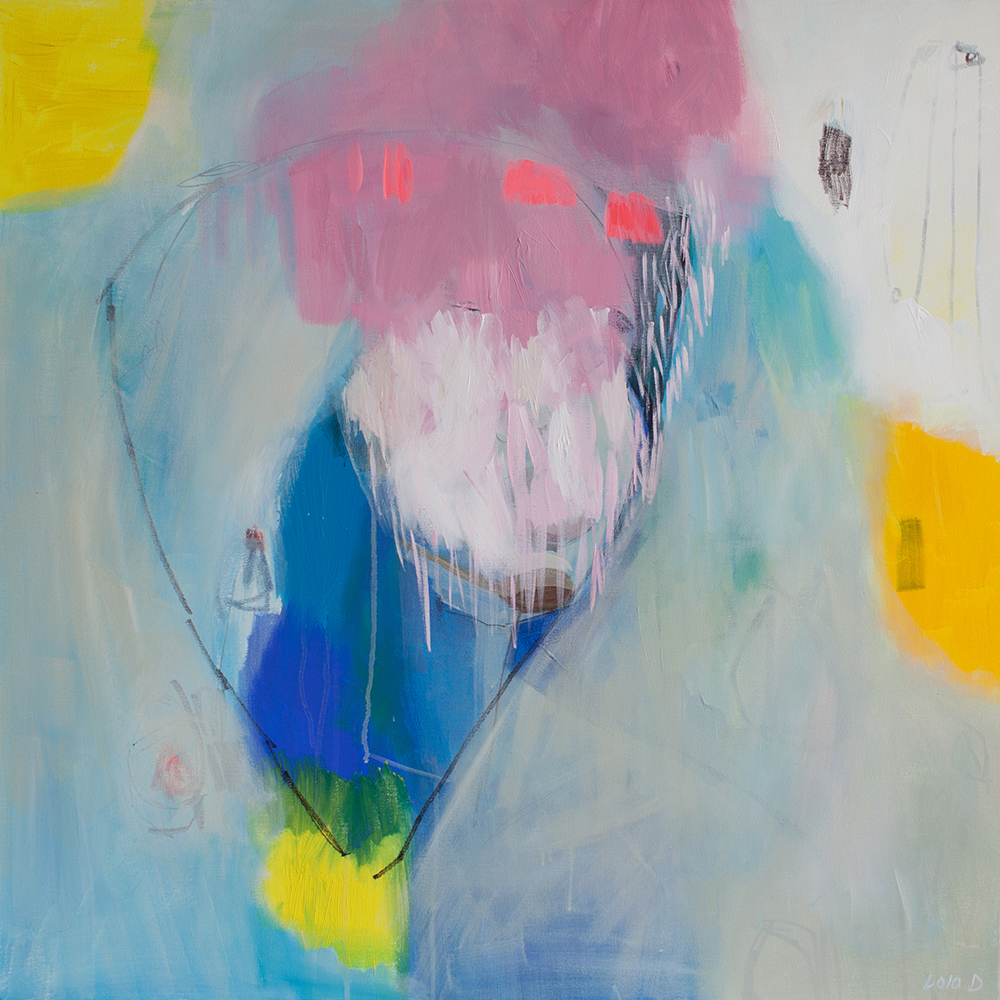  Lola Donoghue's abstract expression paintings 