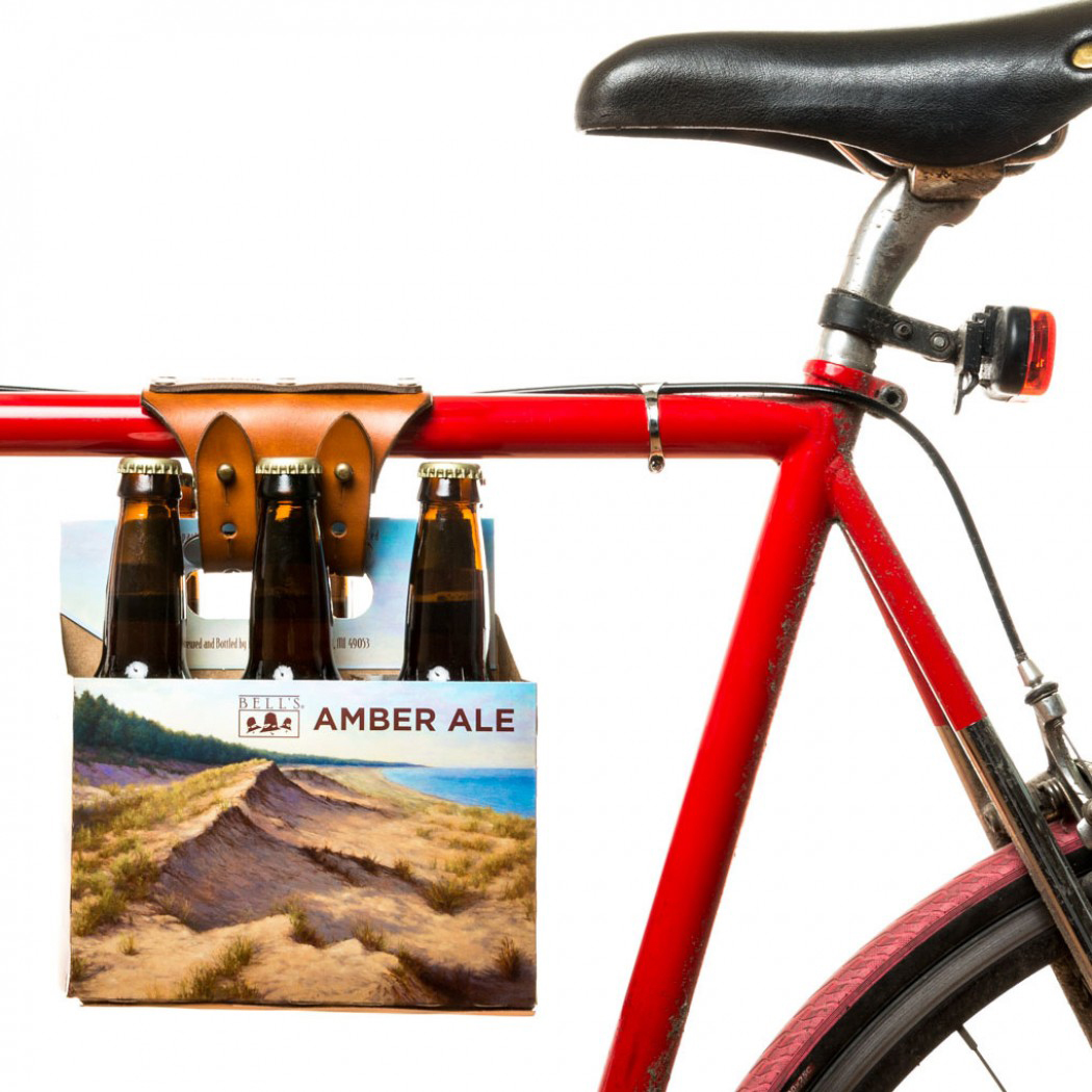  Six pack holder for your bicycle designed by Walnut Studio 