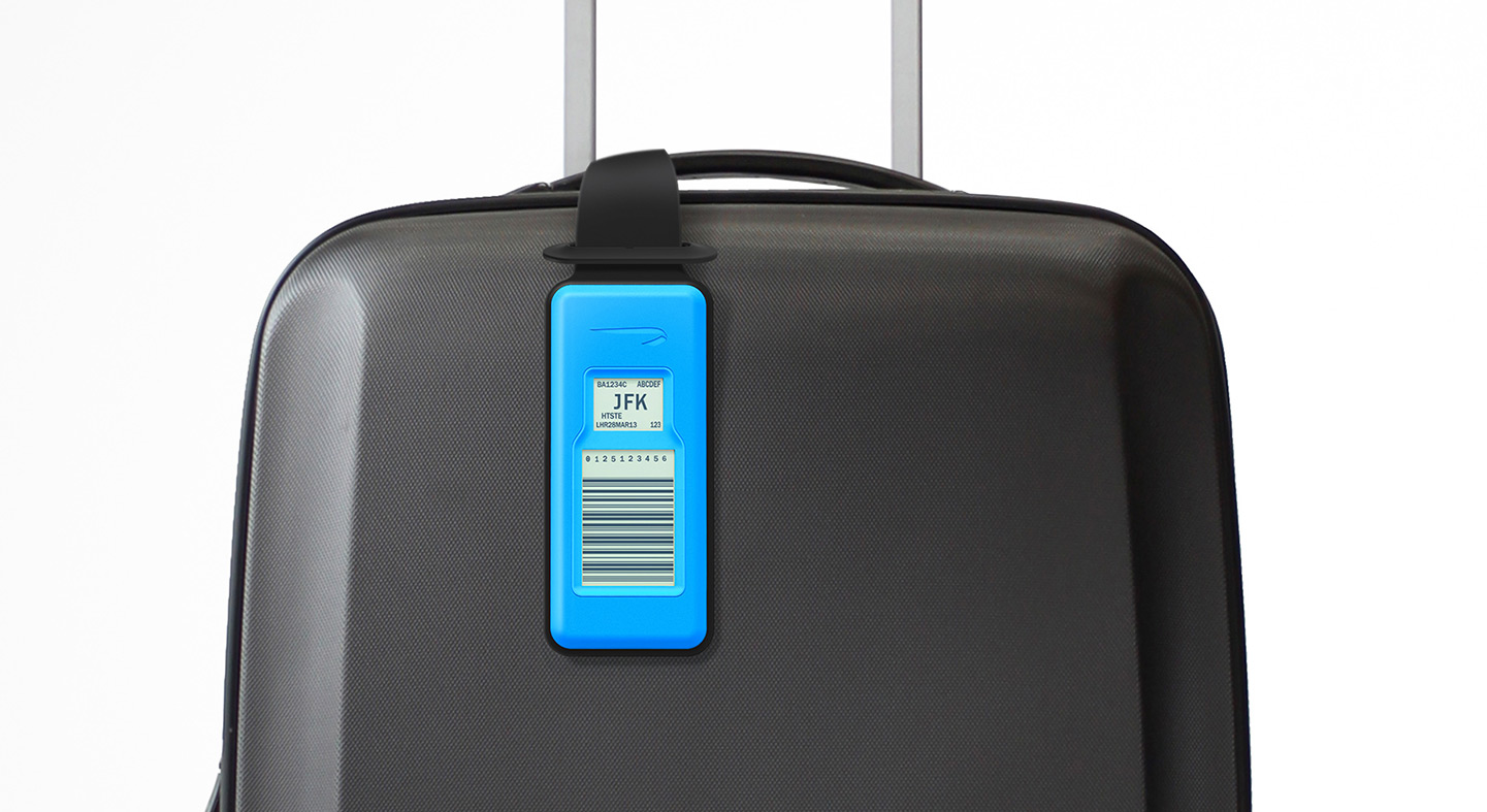 Electronic Luggage Tags by British Airways