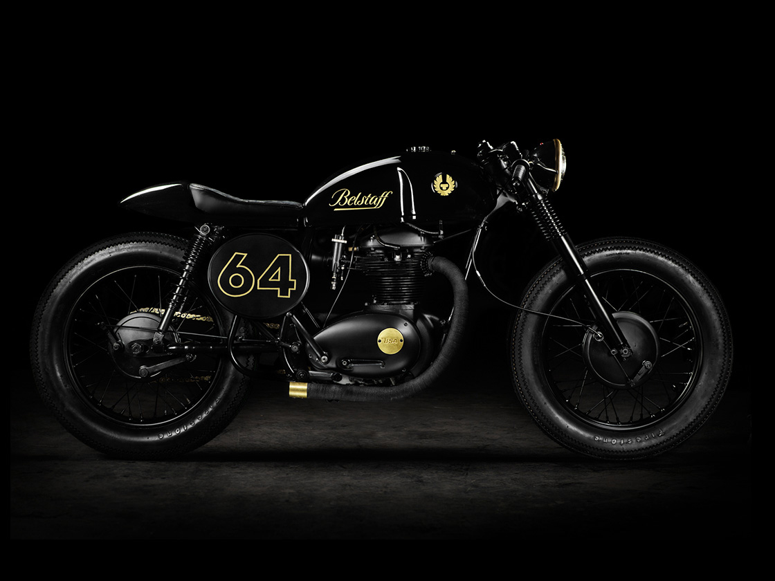  Belstaff BSA A65 1964 Cafe Racer Motorcycle 