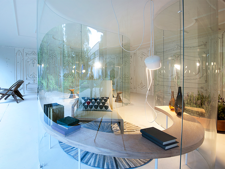  Esware's glass Design House at Design Week Mexico 2014 