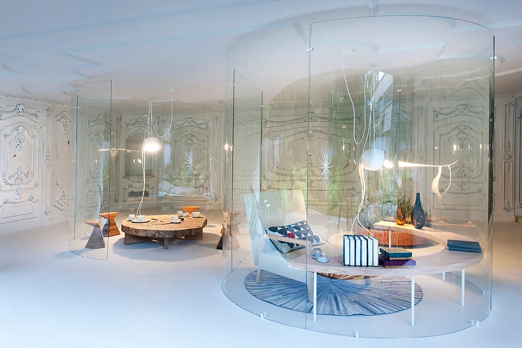  Esware's glass Design House at Design Week Mexico 2014 