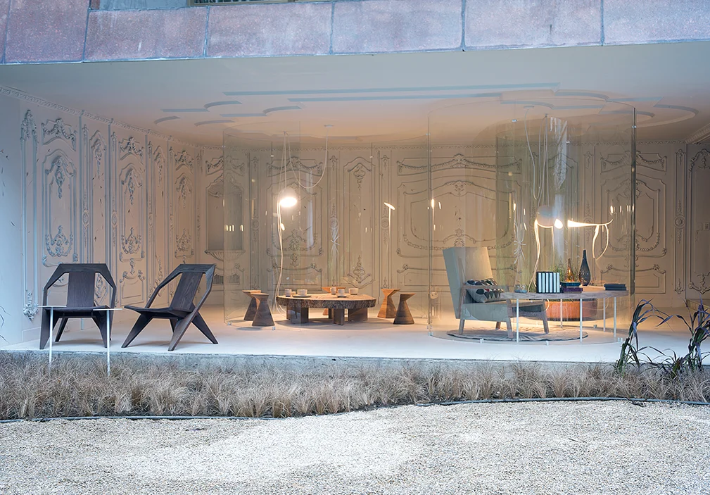  Esware's glass Design House at Design Week Mexico 2014 