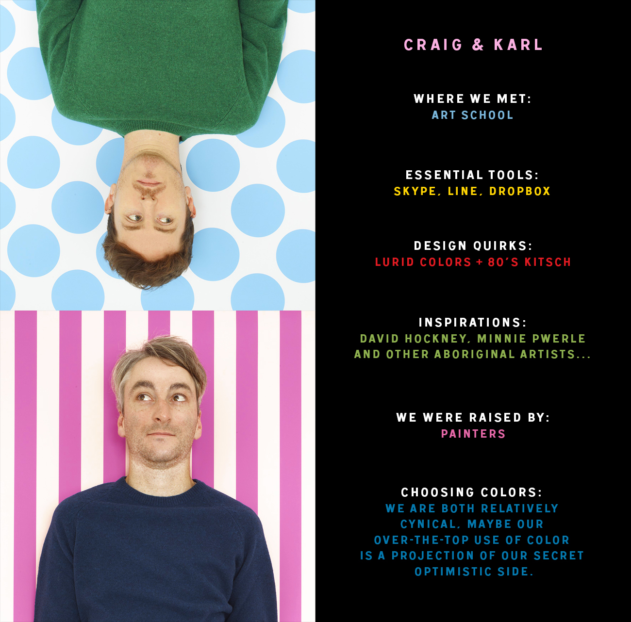  Getting to know Craig &amp; Karl 