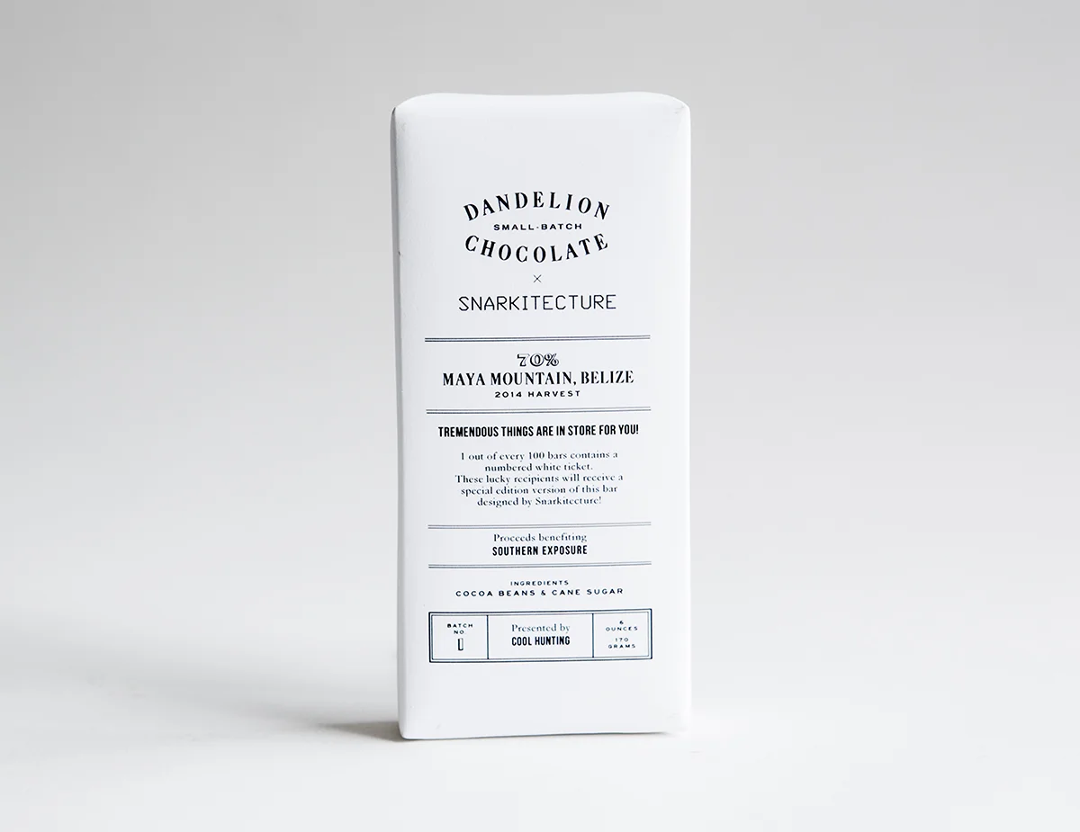  Cool Hunting Edition Break Bar: A Sweet Collaboration with Snarkitecture + Dandelion 
