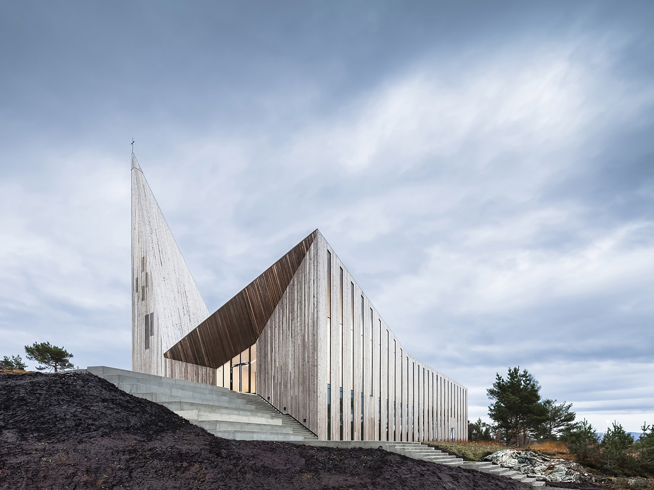  Church of Knarvik in Norway by Reiulf Ramstad Arkitektur 