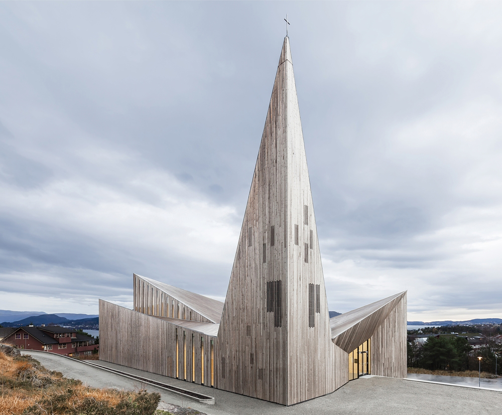 Church of Knarvik in Norway by Reiulf Ramstad Arkitektur
