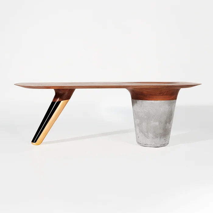 Twin Tables: Two-Legged CS1 Coffee + Side Tables by Astfrei