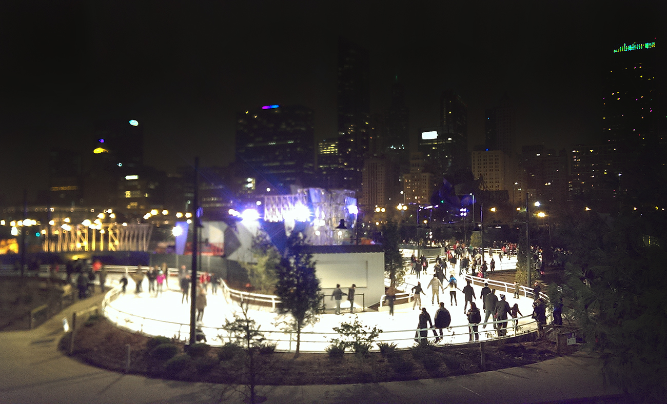  Ice Skating Ribbon Trail opens in Chicago at Maggie Daley Park 