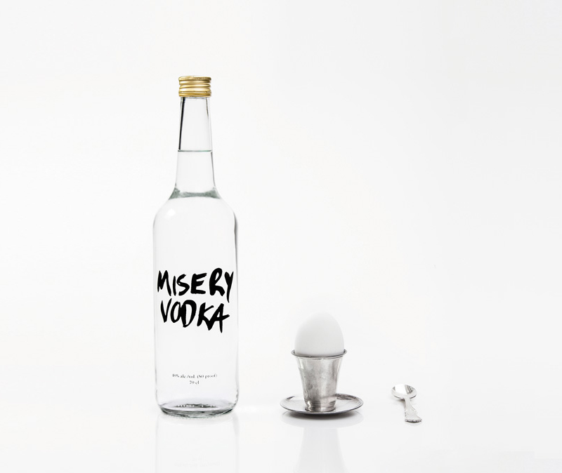  Misery Vodka takes an honest approach to their packaging design 