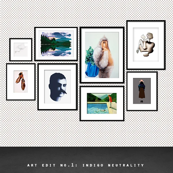 Art Edit No. 1: Indigo Neutrality