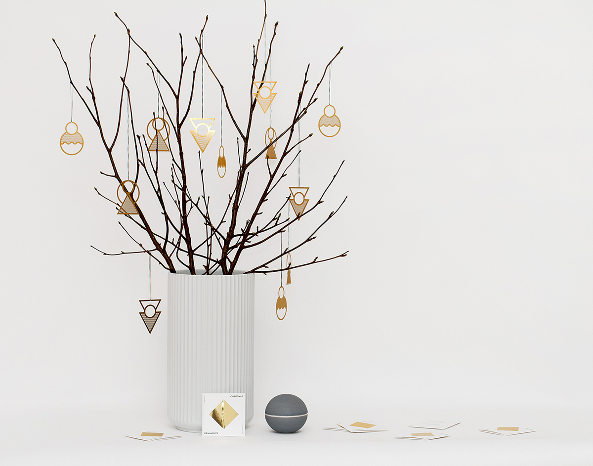  &nbsp;Modern Christmas ornaments by Danish designer Kristina Krogh 