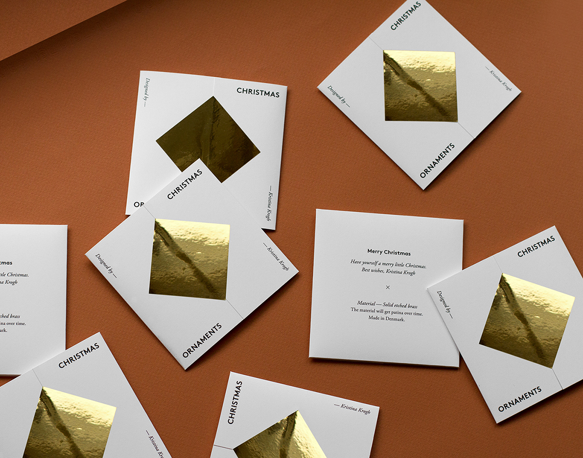  Modern Christmas ornaments by Danish designer Kristina Krogh