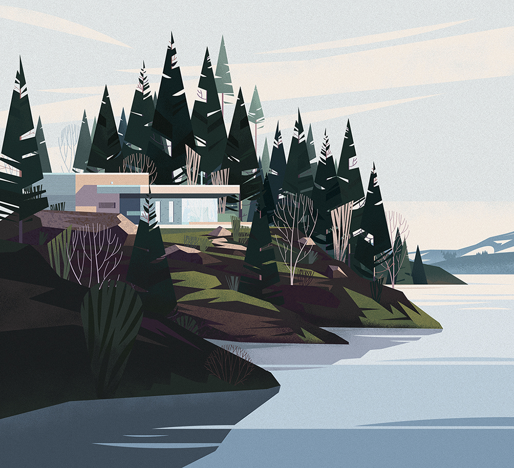  The Outsiders: Cabins, Illustrated by Cruschiform Art 