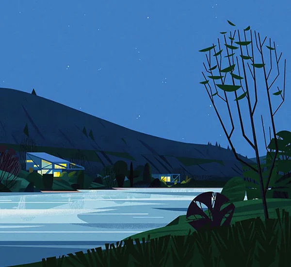  The Outsiders: Cabins, Illustrated by Cruschiform Art 
