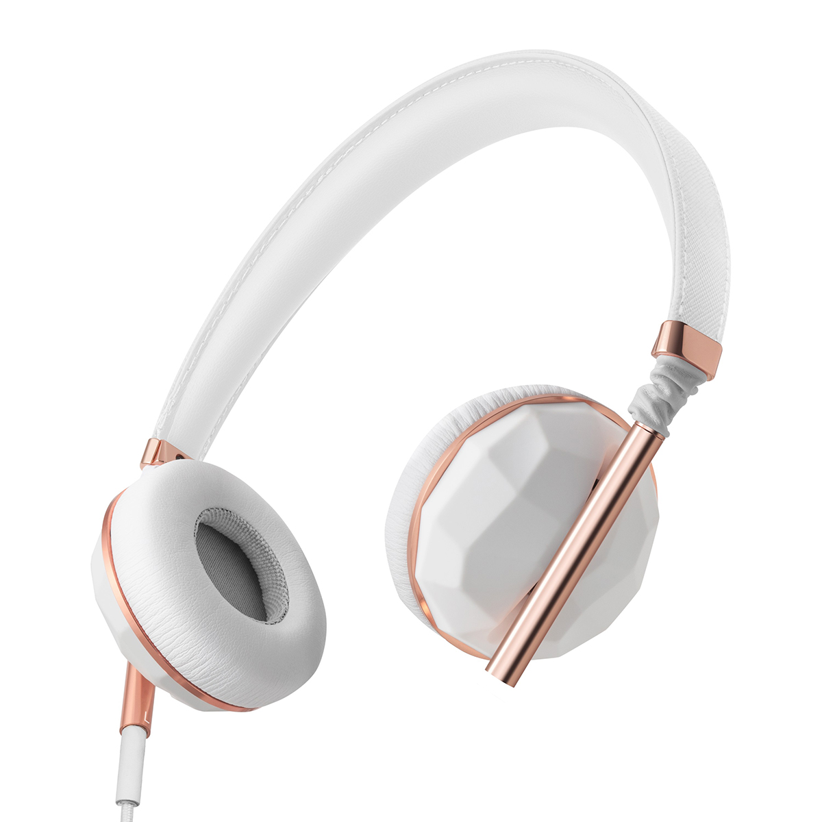  Caeden Headphones &amp; Earbuds in rosegold, white and black 