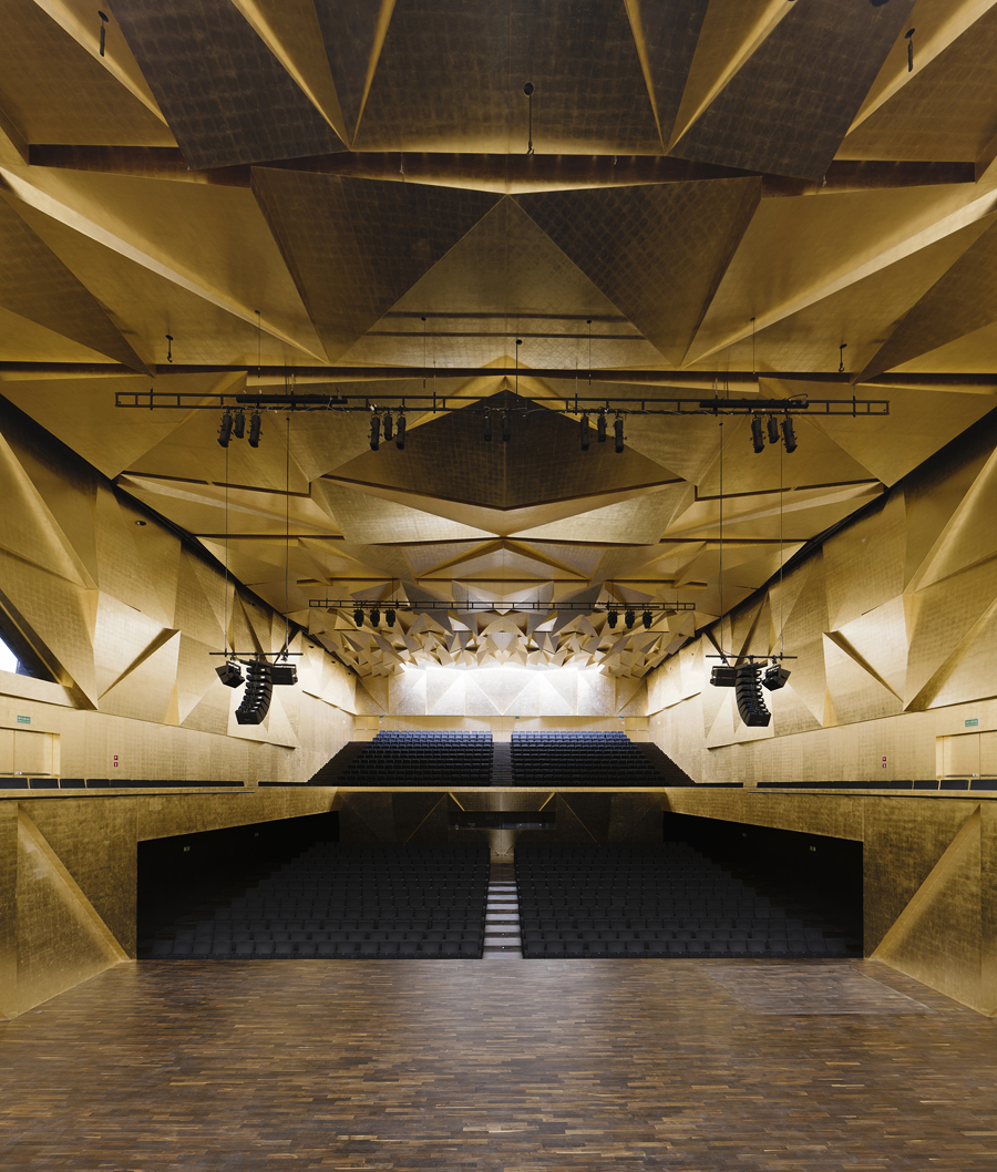 Philharmonic Hall Szczecin designed by Estudio Barozzi Veiga . Photography by Simon Menges .