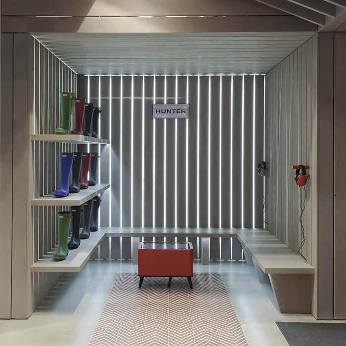 Checkland Kindleysides Designs Hunter's First Global Flagship Store