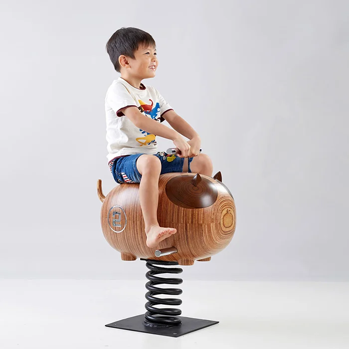The Simple Life: Little Thoughts Group Creates a Wooden Family of Rocking Animals For Kids