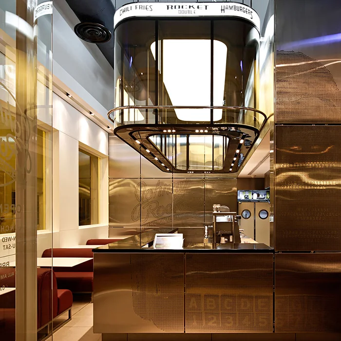 Redefining the Burger: ARCHJS Crafts Upscale Johnny Rockets in Kuwait