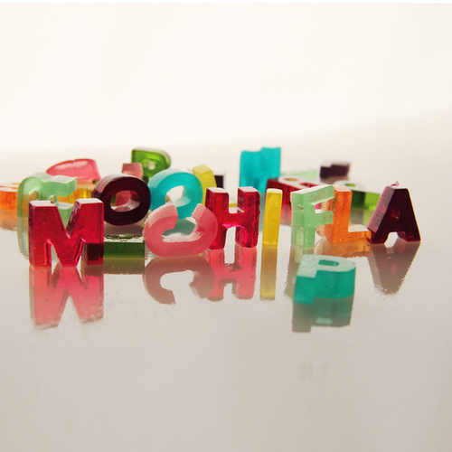 Lucía Rallo and Aranxa Esteve's Helvetica Jello typography