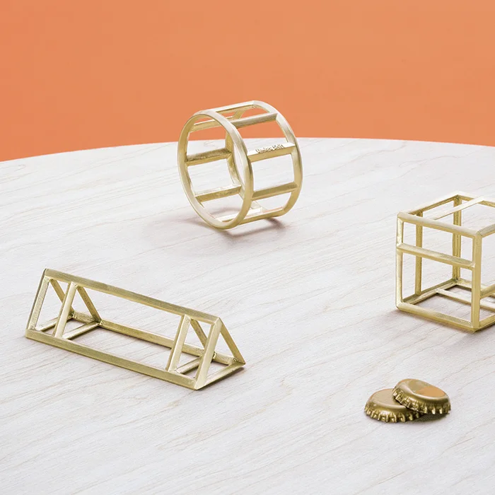 Roll/Truss/Cage Bottle Openers by Umbra Studio