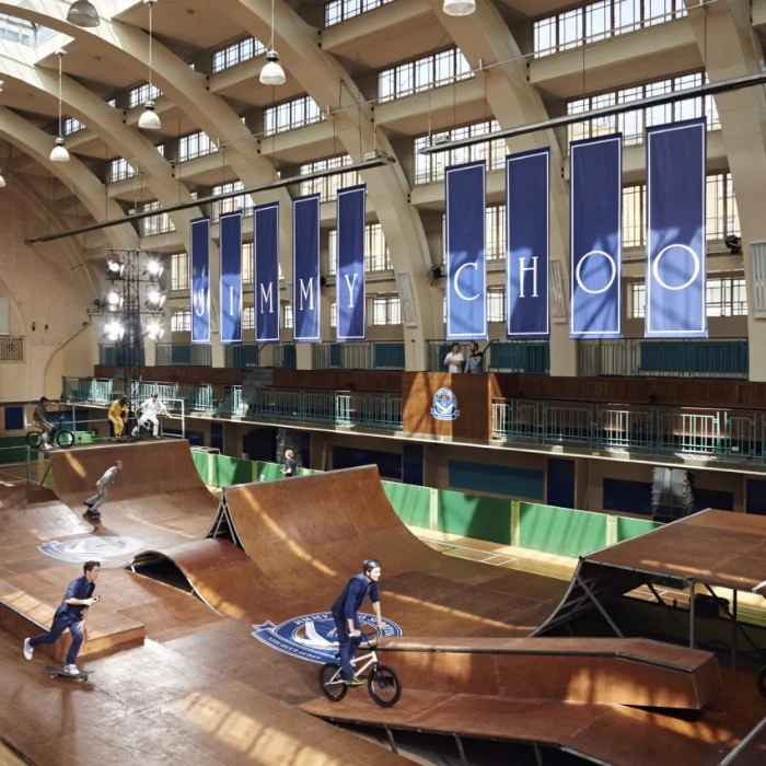 Jimmy Choo skates into the launch of their Spring/Summer 2016 men's collection