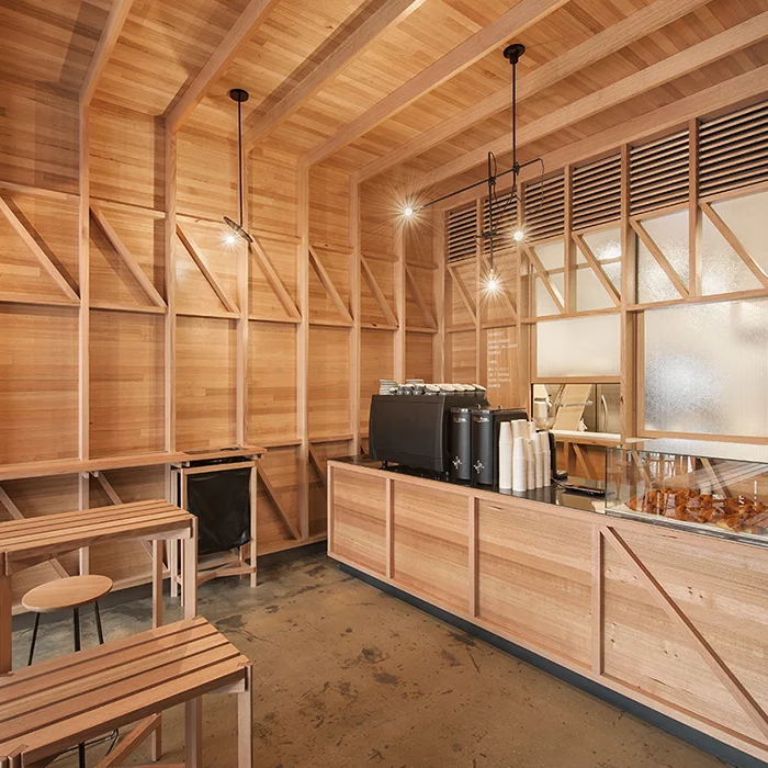 Tempting in Timber: A Patisserie with a Twist by Studio -Gram