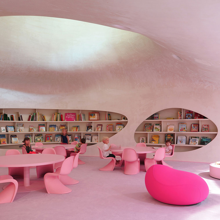 Playing it Pink: Dominique Coulon & Associés Restores Saint-Jean School in France