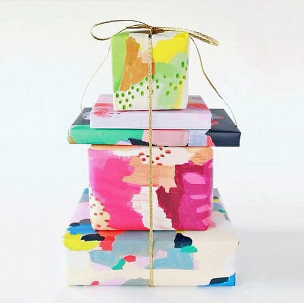 artistic wrapping paper