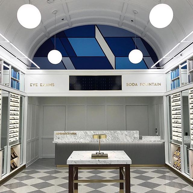 New @warbyparker shop takes shape in original Vernor's Pharmacy in #Detroit