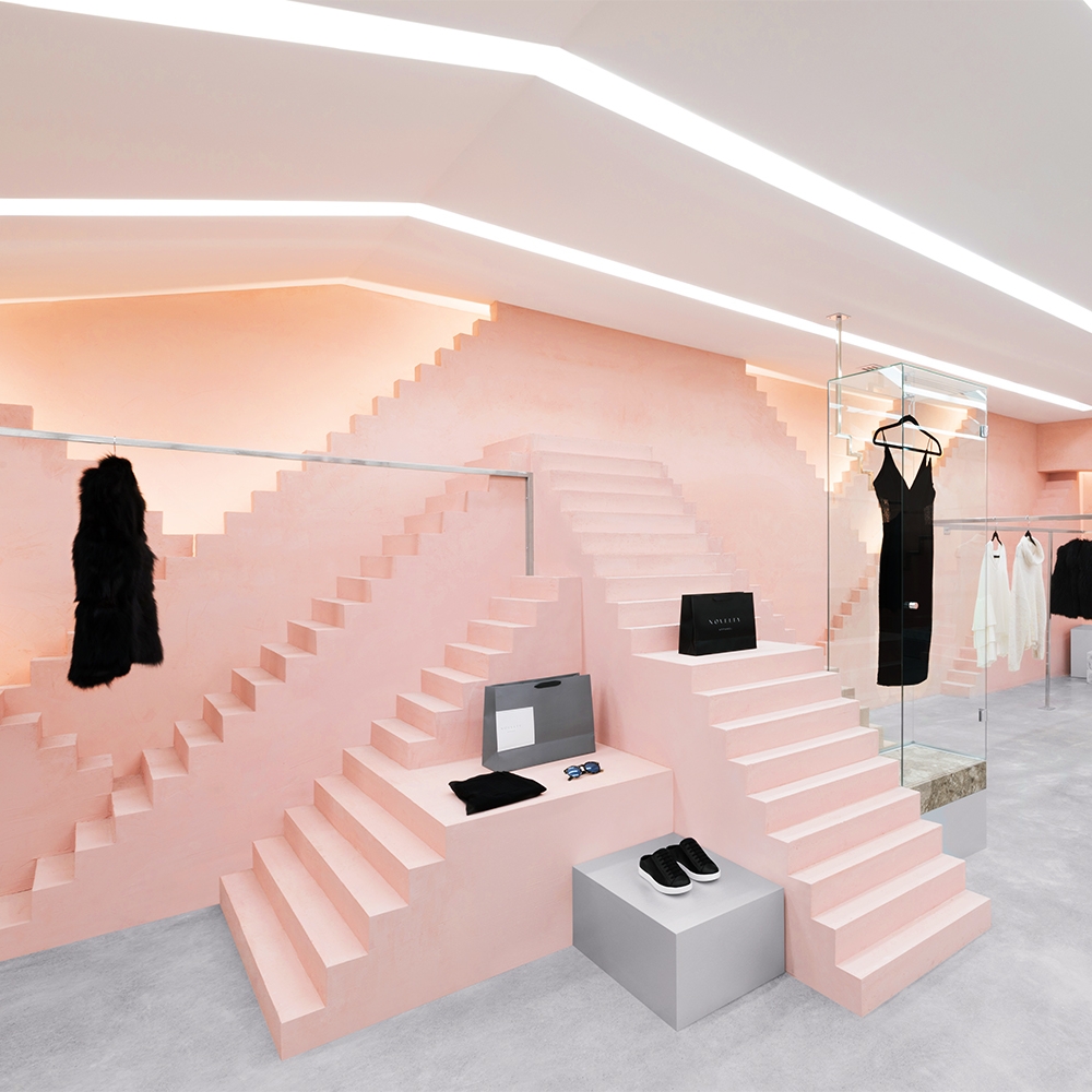Anagrama steps it up with the design of Novelty Apparel’s retail space