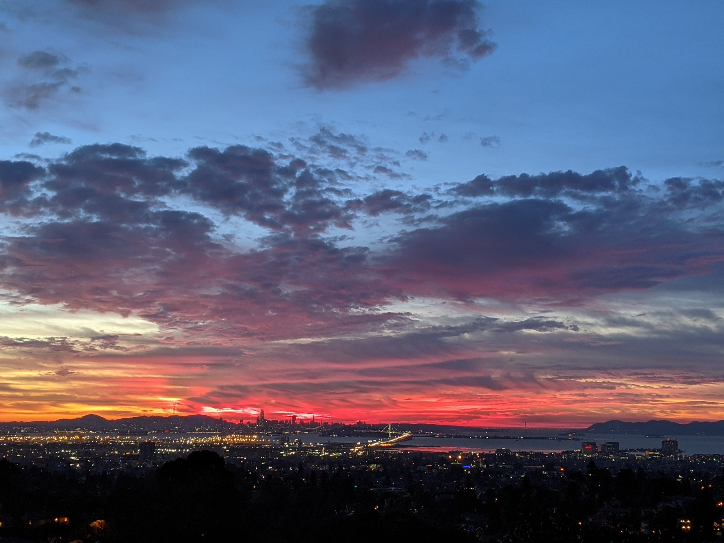 I’m grateful for the incredible Bay Area sunsets" -Erin
