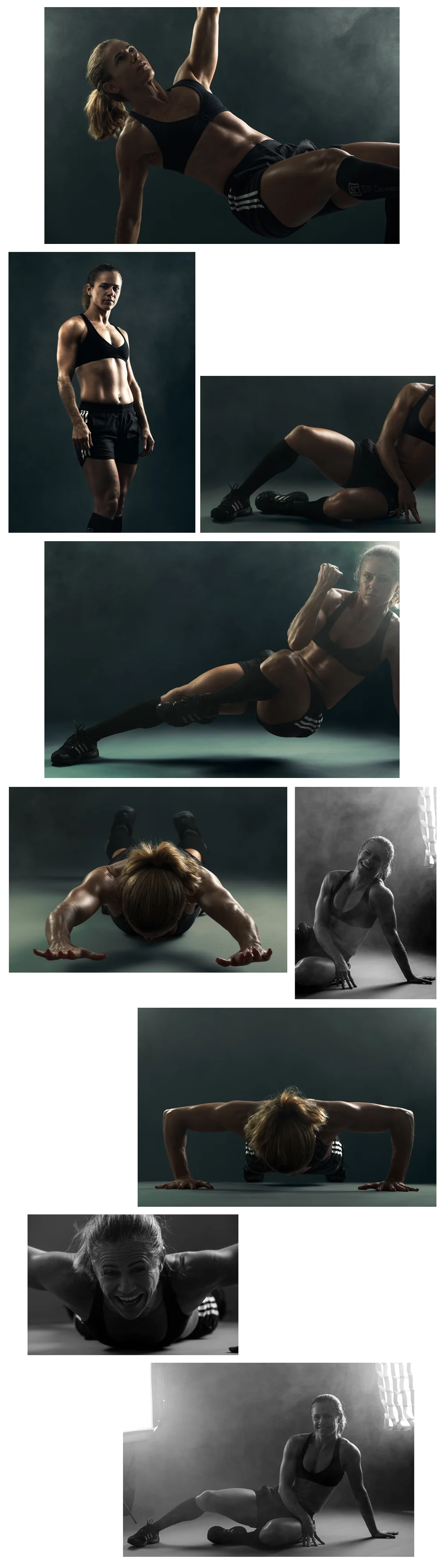 Fitness sport photo session