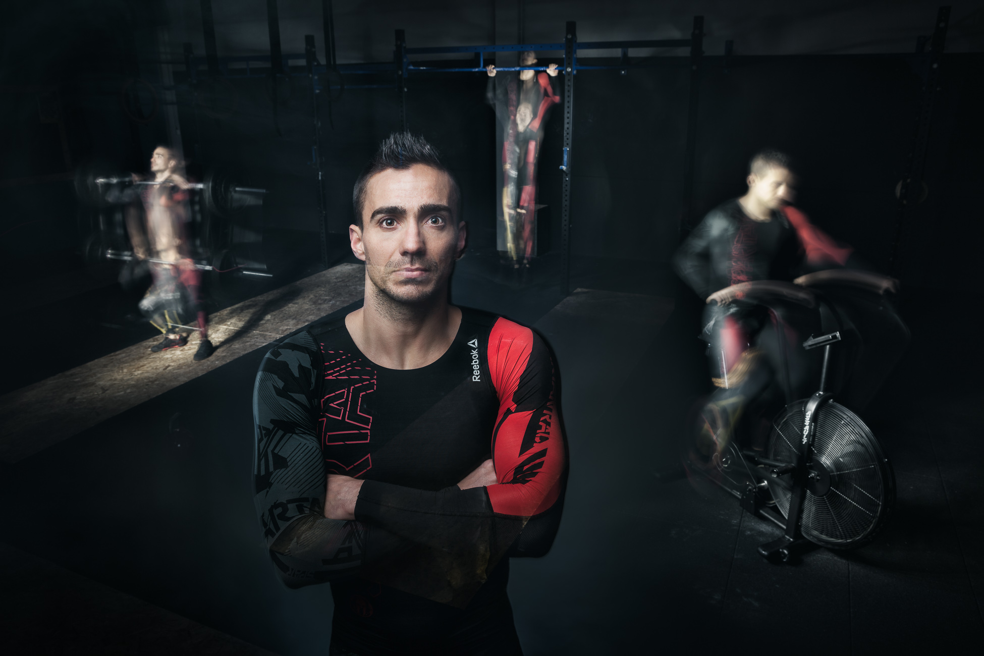 Gonçalo Barriga Photographer - Portrait of Crossfit Athlete in Action