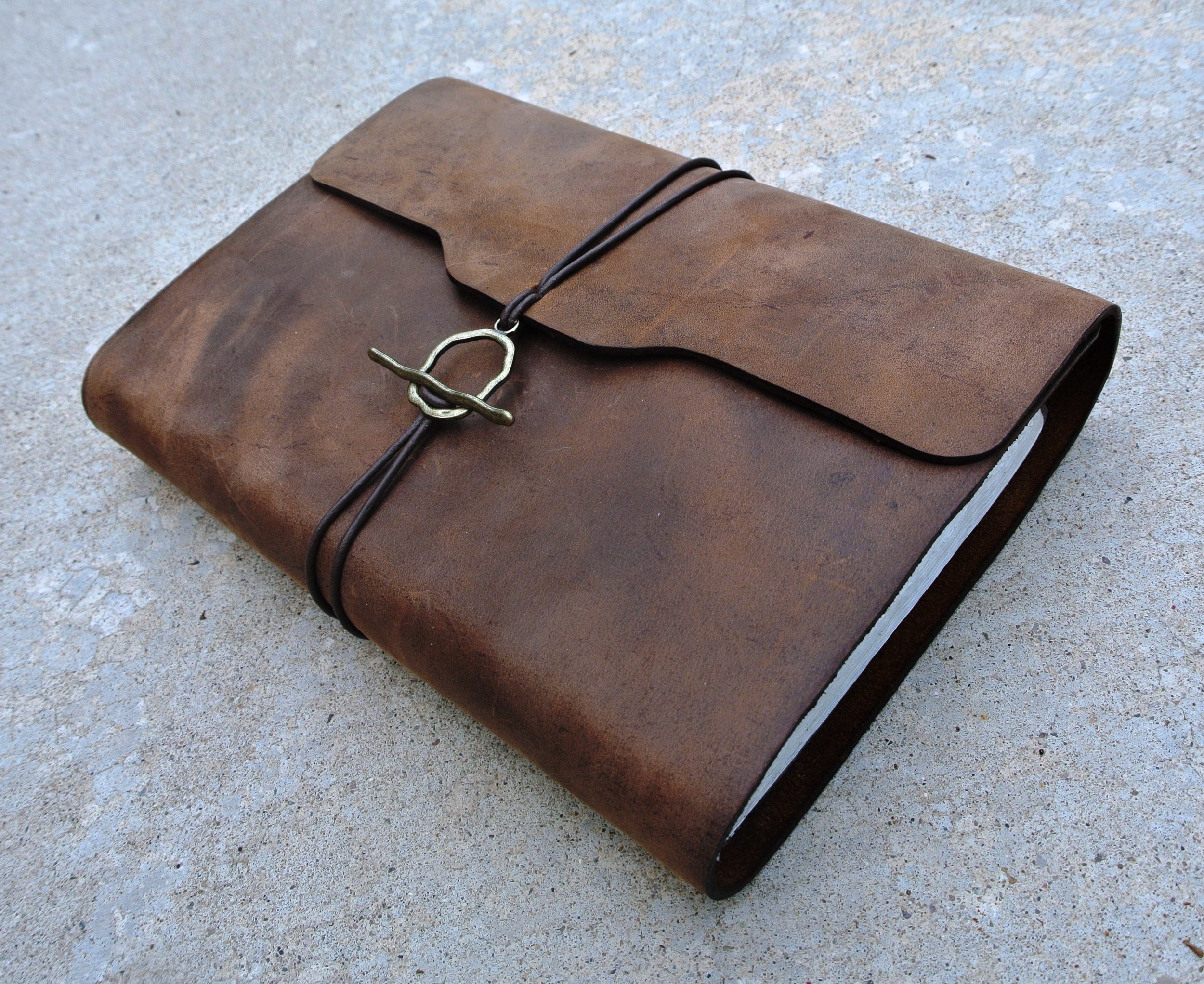 Circle M Brand - custom re-bound leather Bible.JPG