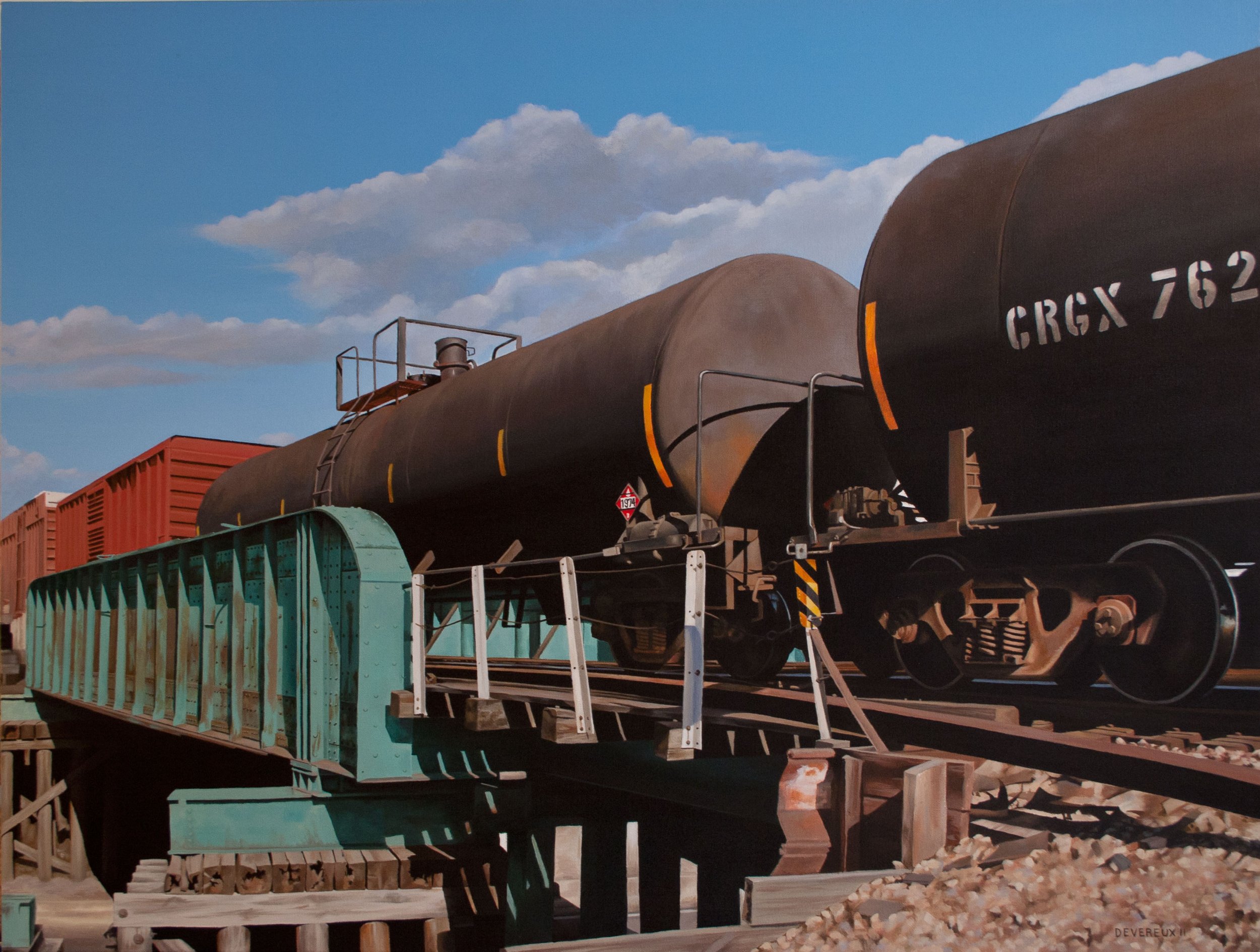 Chicago Yard
 30" x 40” Acrylic on canvas 