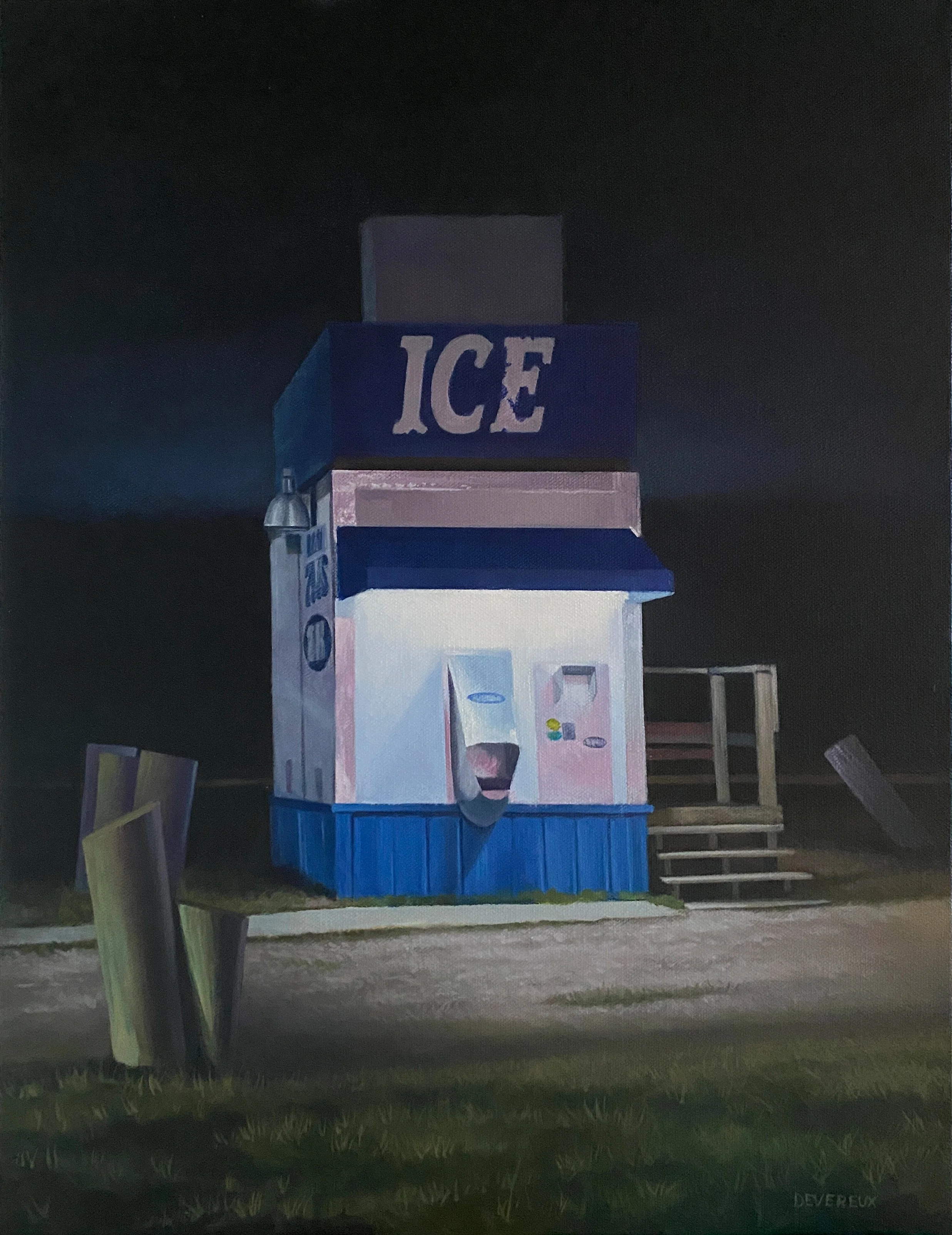 Ice
 12" x 16” Acrylic on canvas 
