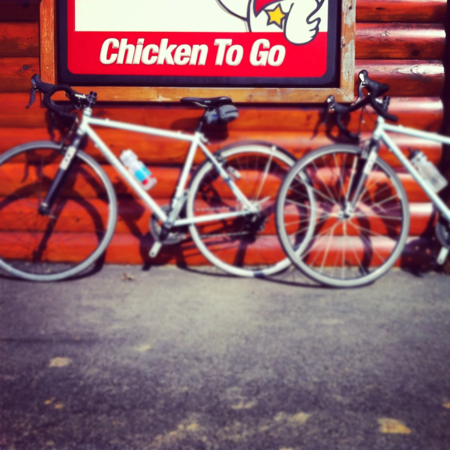 (My bike is kind of a cheap date.)