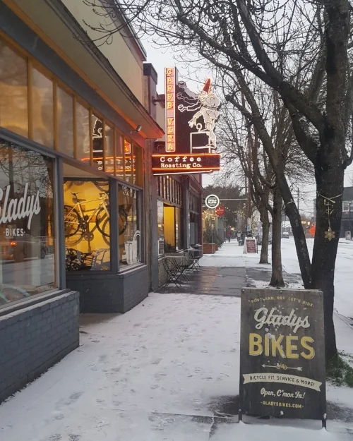 As the snow turns to freezing rain and the streets turn to ice, we're closing up shop early today. Stay safe and cozy out there! (Back to normal hours tomorrow.)