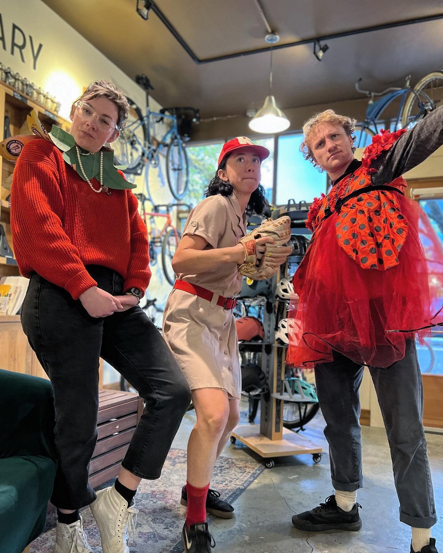 This Heirloom Tomato, Rockford Peach, and Lady Bug ran out of candy, but we didn&rsquo;t run out of spirit. 
Loved seeing all the costumes on Alberta after last years real soaker of a Halloween! 
Great job all and thanks @albertamainstreet for gettin