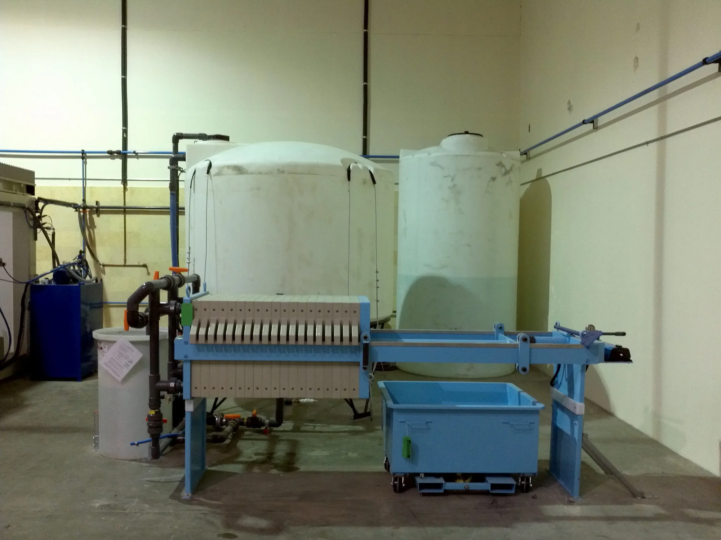Water Recycling System at Antony Architectural Stone's Woodinville Manufacturing Facility