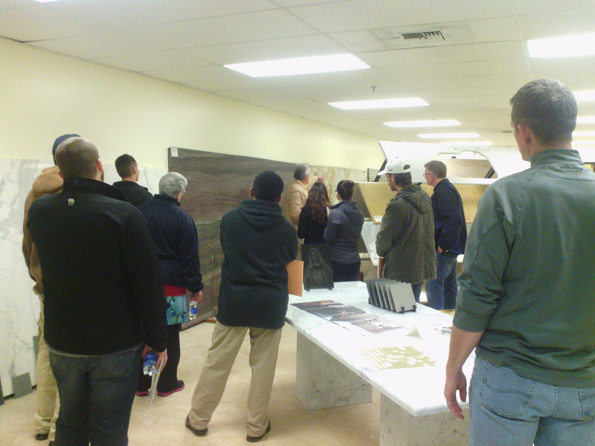 Showing different materials of natural stone ... 