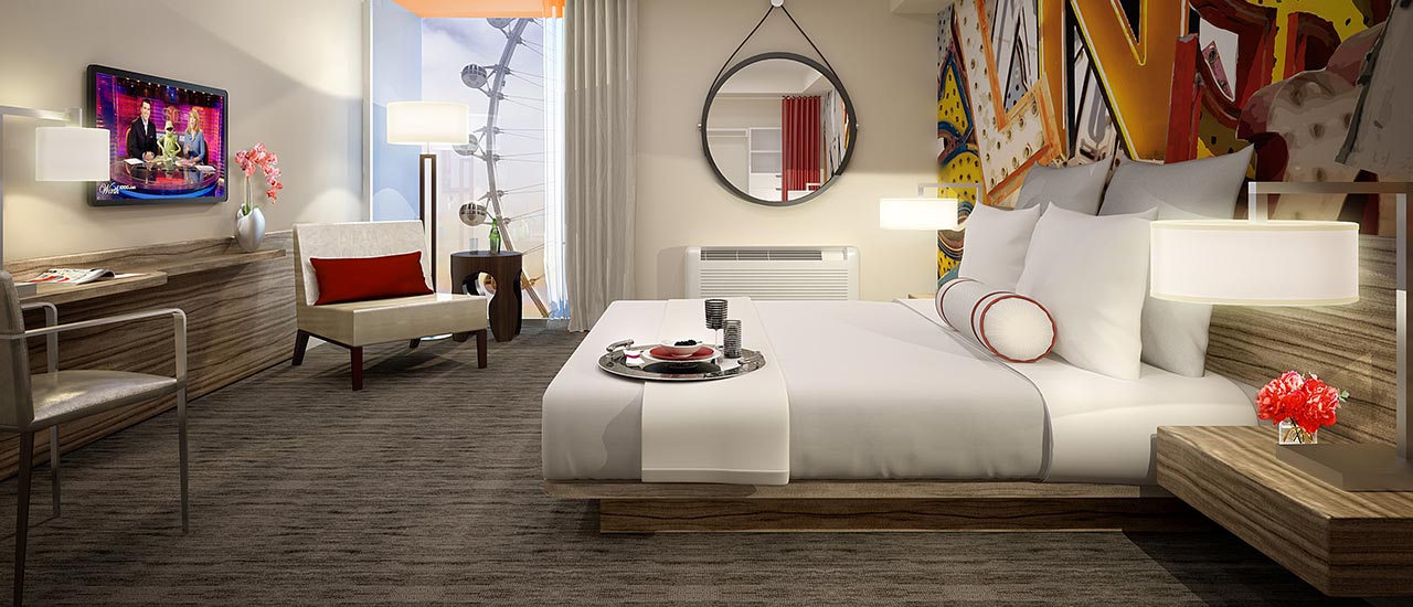 Imperial Palace, Nope. The Quad, Nope. The Linq Hotel, that's better!