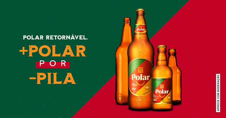 Cascos de Polar, o retorno do litrinho e do litrão — Beer Art - Portal da CERVEJA